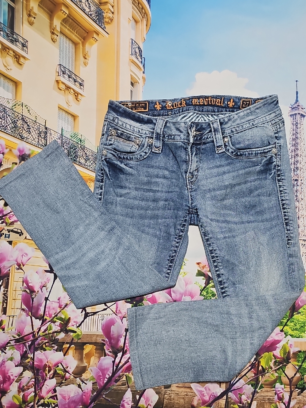 Rock Revival‎ Essie Capri Jeans Size 27